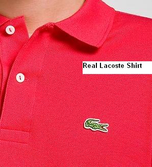 how to spot original lacoste polo shirt